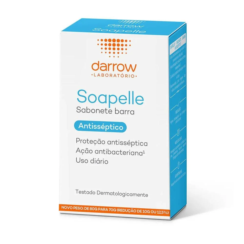Sabonete em Barra Antisséptico Soapelle com 70g