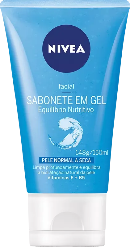 SABONETE FACIAL NIVEA 150G GEL EQUILÍBRIO NUTRITIVO