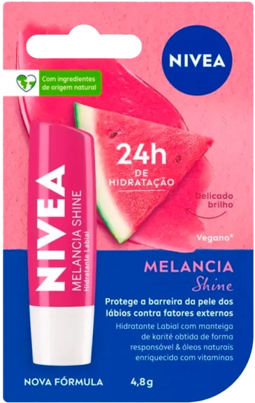 PROTETOR LABIAL NIVEA 4,8G MELANCIA SHINE