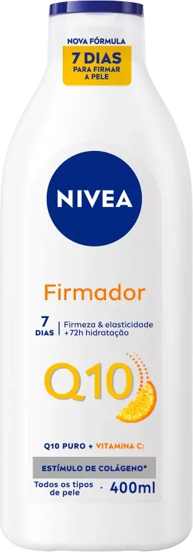 HIDRATANTE NIVEA 400ML FIRMADOR Q10 VITAMINA C TODOS OS TIPOS DE PELE