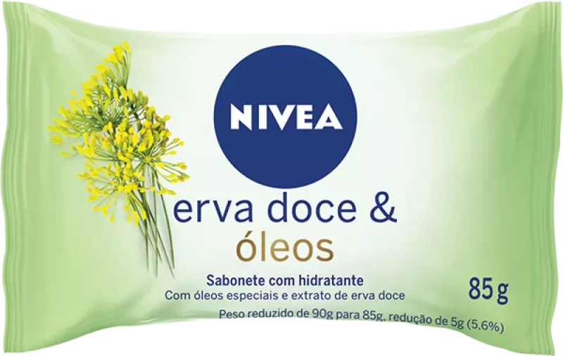 SABONETE NIVEA 085G ERVA DOCE & ÓLEOS