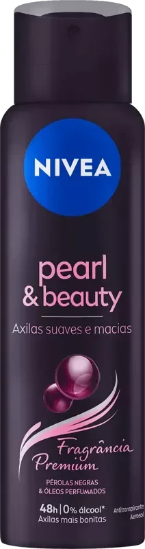 DESODORANTE NIVEA AEROSSOL 150ML FEMININO PEARL & BEAUTY PÉROLAS NEGRAS