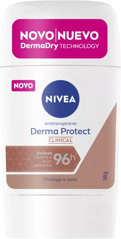 DESODORANTE NIVEA CREME STICK 054G FEMININO DERMA PROTECT