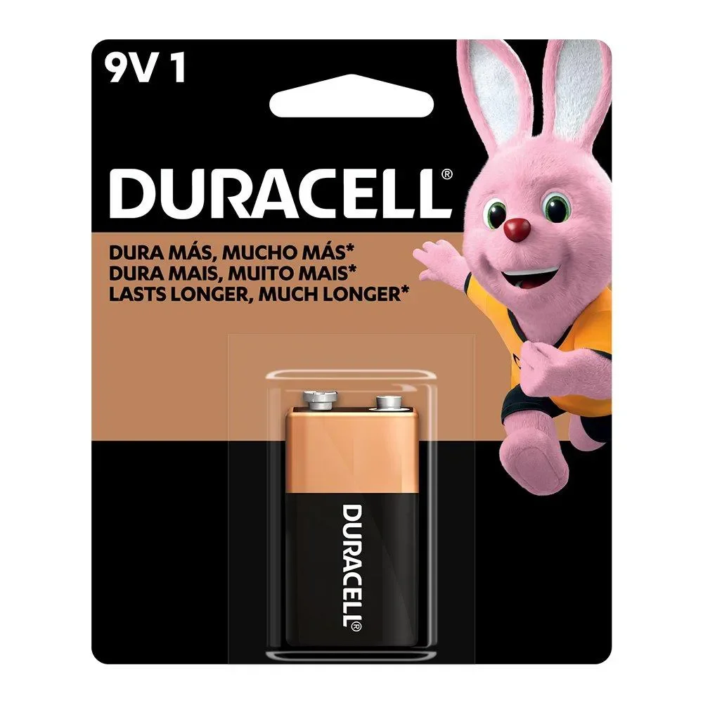 Bateria Duracell Alcalina 9v