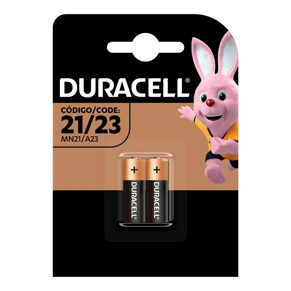 Pilha Duracell Alcalina Mn21/A23 - Embalagem com 2 Unidades