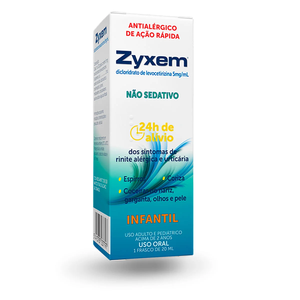 Zyxem 5mg/ml com Conta Gotas Solução de Uso Oral 20ml