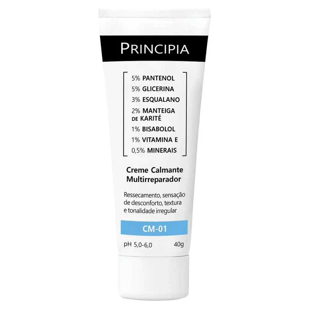 Creme Calmante Multirreparador Principia Skincare Cm-01 17,5% Mix de Ativos 40g