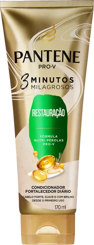 CONDICIONADOR PANTENE 170ML 3 MINUTOS MILAGROSOS RESTAURAÇÃO