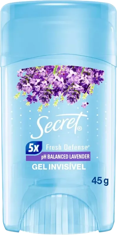 DESODORANTE SECRET GEL STICK 045G PH BALANCED LAVENDER