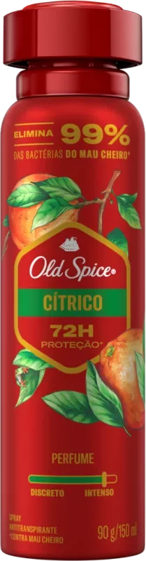 DESODORANTE OLD SPICE AEROSSOL 150ML CÍTRICO