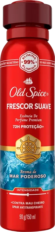 DESODORANTE OLD SPICE AEROSSOL 150ML FRESCOR SUAVE