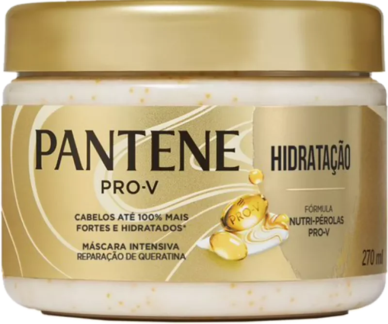 MÁSCARA CAPILAR PANTENE 270ML HIDRATAÇÃO