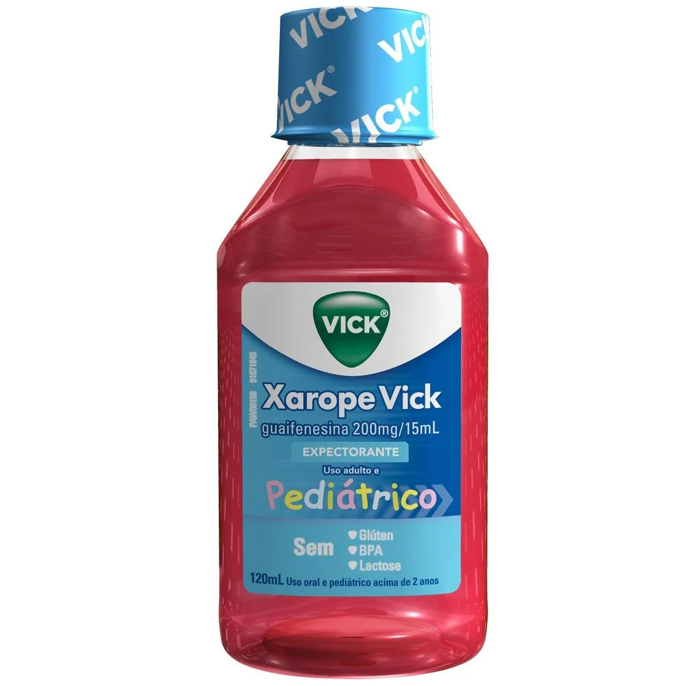 Xarope Vick 13,3mg/ml com Copo Medidor Xarope de Uso Oral Frasco 120ml