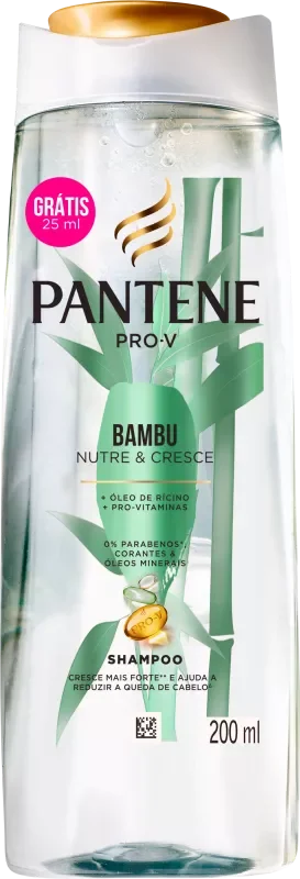 SHAMPOO PANTENE 200ML BAMBU