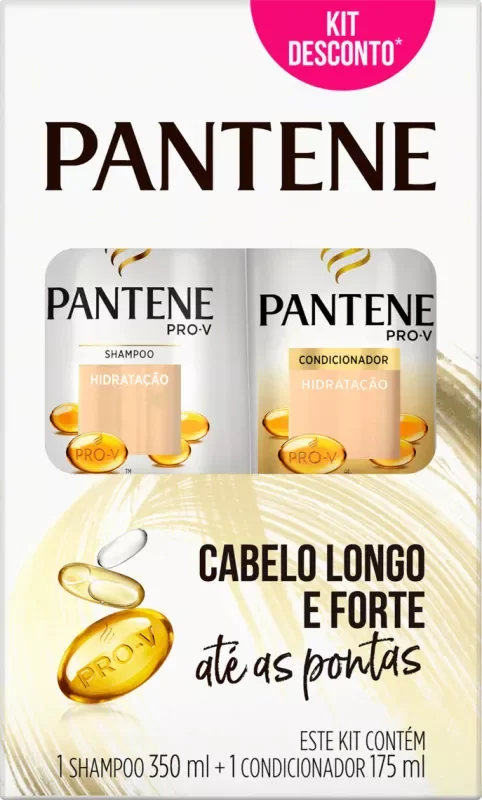 SHAMPOO PANTENE 350ML HIDRATAÇÃO+CONDICIONADOR 175ML HIDRATAÇÃO