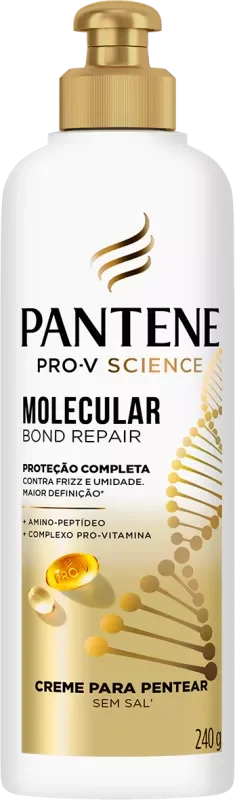 CREME PARA PENTEAR PANTENE 240G MOLECULAR BOND REPAIR
