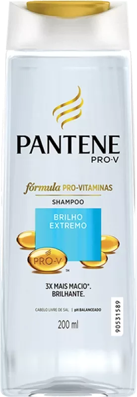 SHAMPOO PANTENE 200ML BRILHO EXTREMO