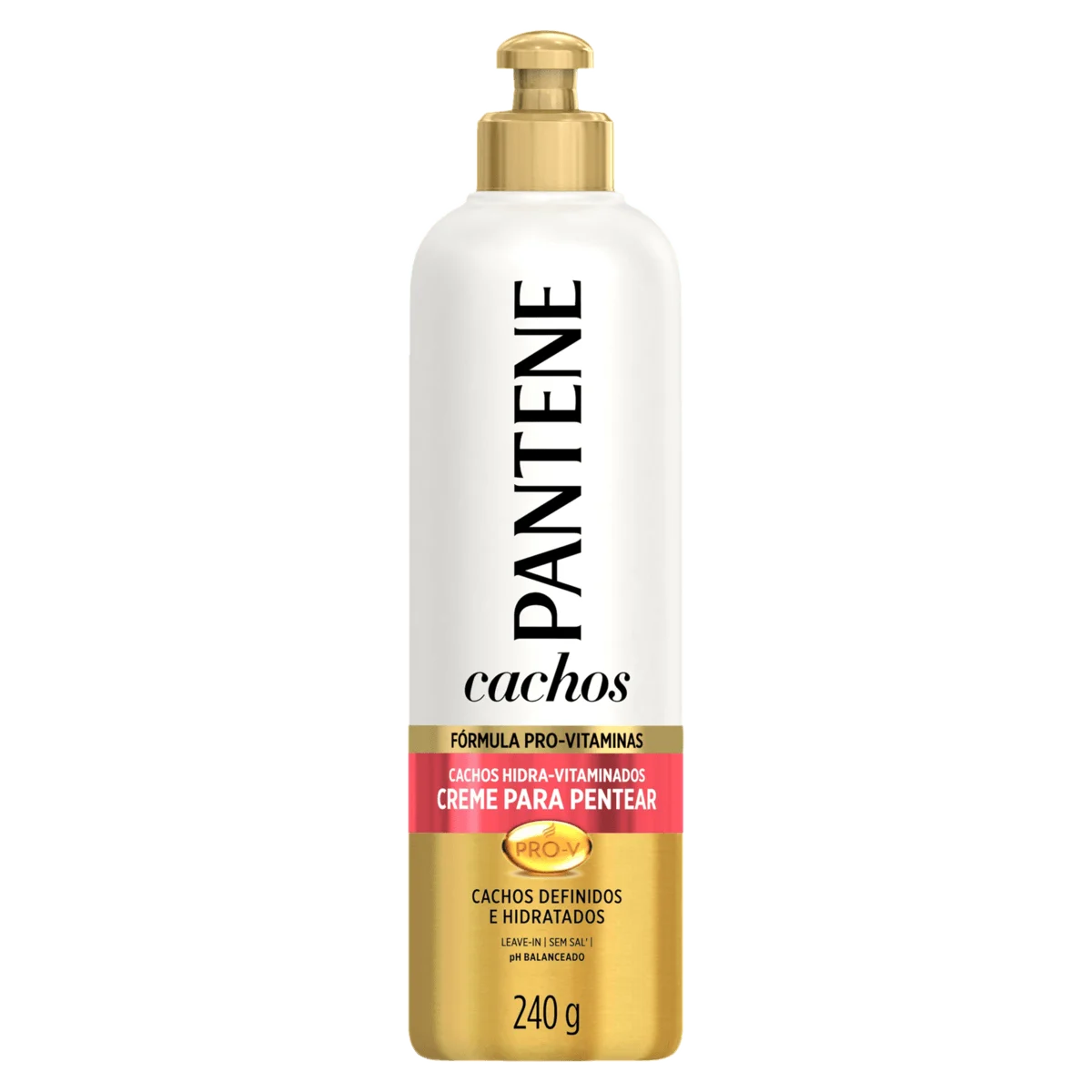 Creme para Pentear Cachos Pantene Cachos Hidra-Vitaminados 240g