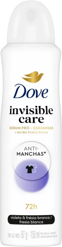 DESODORANTE DOVE AEROSSOL 150ML INVISIBLE CARE