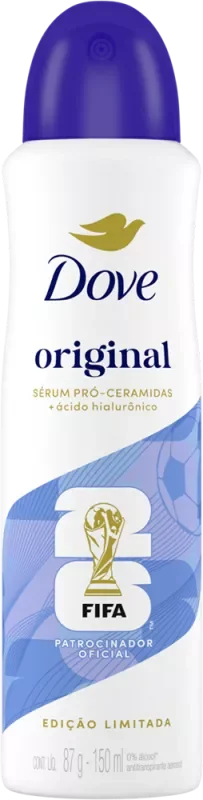 DESODORANTE DOVE AEROSSOL 150ML ORIGINAL