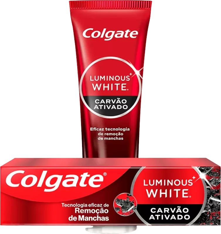 CREME DENTAL COLGATE LUMINOUS WHITE 070G CARVÃO ATIVADO
