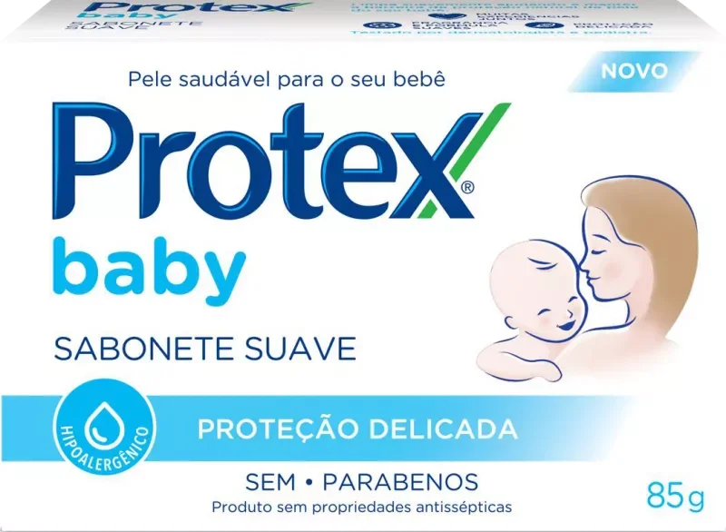SABONETE PROTEX BABY 085G PROTEÇÃO DELICADA
