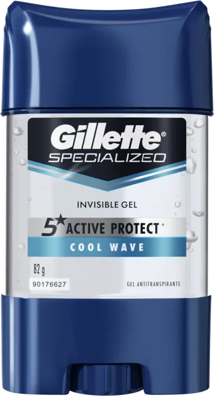 DESODORANTE GILLETTE CLEAR GEL STICK 82G COOL WAVE