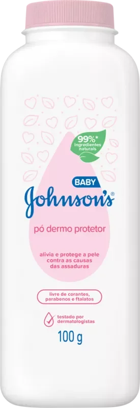 TALCO JOHNSON'S BABY 100G PÓ DERMO PROTETOR TRADICIONAL