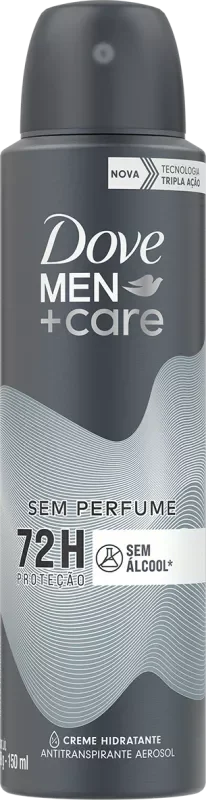 DESODORANTE DOVE AEROSSOL 150ML MEN CARE SEM PERFUME