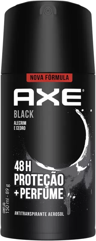 DESODORANTE AXE AEROSSOL 150ML BLACK