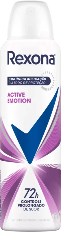DESODORANTE REXONA AEROSSOL 150ML FEMININO ACTIVE EMOTION