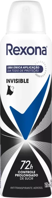 DESODORANTE REXONA AEROSSOL 150ML FEMININO INVISIBLE
