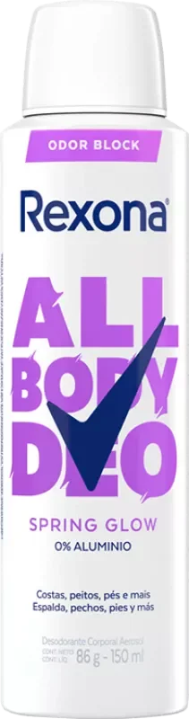 ALL BODY DEO REXONA AEROSSOL 150ML SPRING GLOW