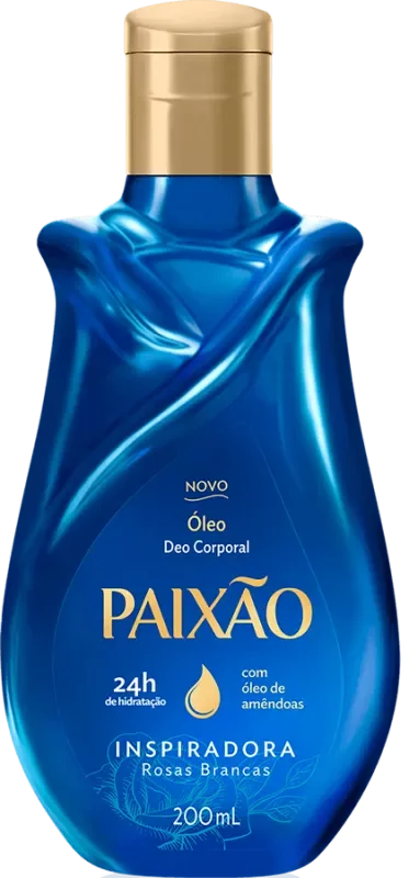 ÓLEO CORPORAL PAIXÃO 200ML INSPIRADORA