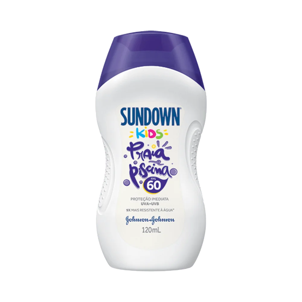 Protetor Solar Sundown Kids Praia e Piscina FPS60 120ml