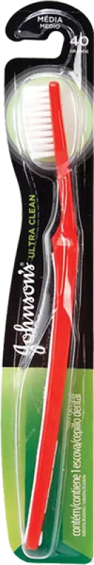ESCOVA DENTAL JOHNSON'S ULTRA CLEAN 40 MÉDIA