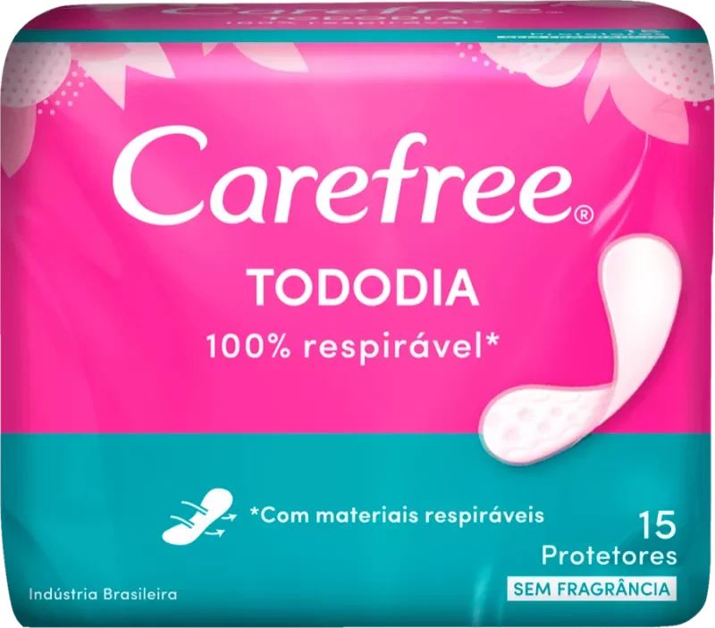 ABSORVENTE CAREFREE PROTETOR 15UN TODO DIA SEM PERFUME