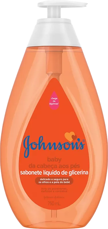 SABONETE JOHNSON'S BABY 750ML LÍQUIDO GLICERINA