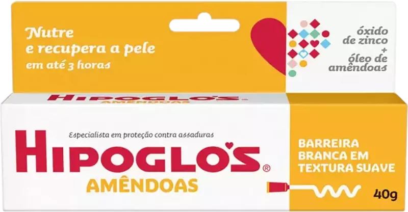 HIPOGLÓS POMADA 040G AMÊNDOAS