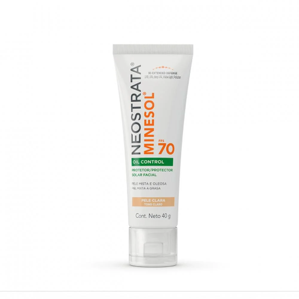Protetor Solar Facial FPS 70 Neostrata Minesol Oil Control Pele Clara 40g