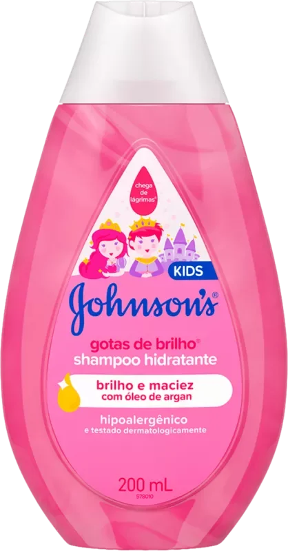 SHAMPOO JOHNSON'S BABY 200ML GOTAS DE BRILHO