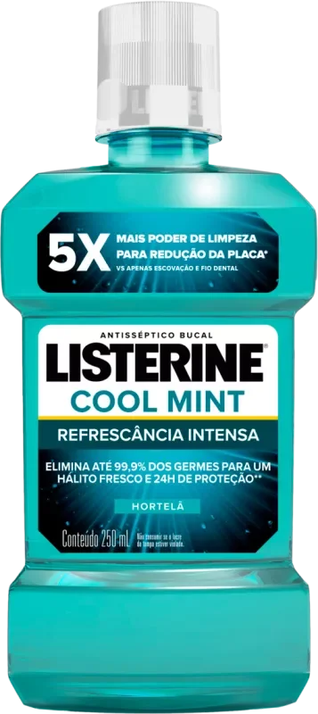 ANTISSÉPTICO BUCAL LISTERINE 0250ML COOL MINT