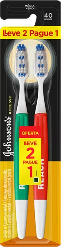 ESCOVA DENTAL JOHNSON'S ACCESS 40 MÉDIA L2P1