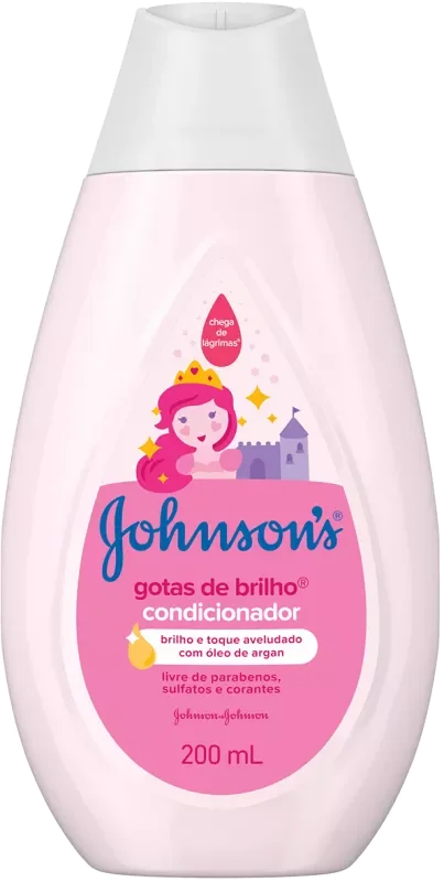 CONDICIONADOR JOHNSON'S BABY 200ML GOTAS DE BRILHO