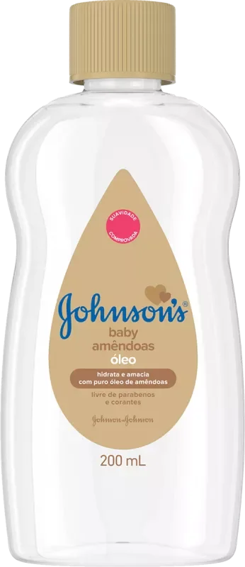 ÓLEO JOHNSON'S BABY 200ML AMÊNDOAS