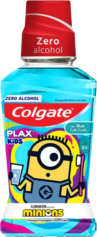 ANTISSÉPTICO BUCAL PLAX 250ML KIDS MINIONS