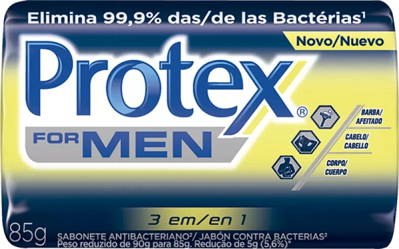 SABONETE PROTEX 085G MEN 3EM1