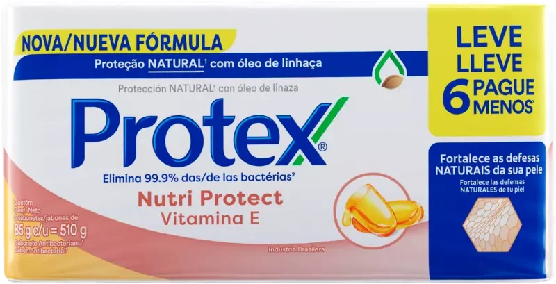 SABONETE PROTEX 085G NUTRI PROTECT VITAMINA E PREÇO ESPECIAL