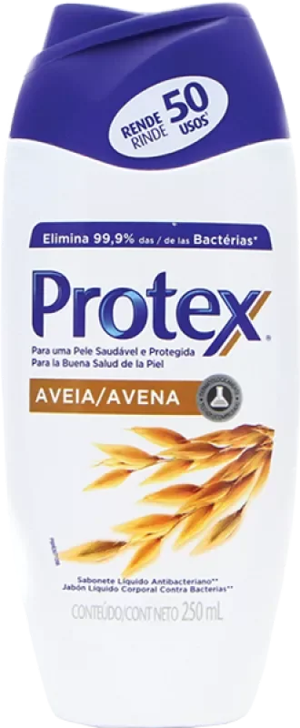 SABONETE PROTEX 250ML LÍQUIDO AVEIA