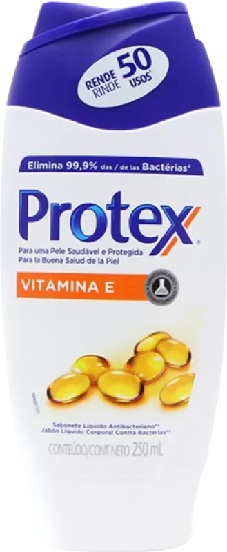 SABONETE PROTEX 250ML LÍQUIDO VITAMINA E